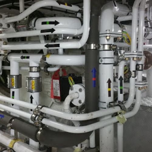 Construction and installationn ship piping system